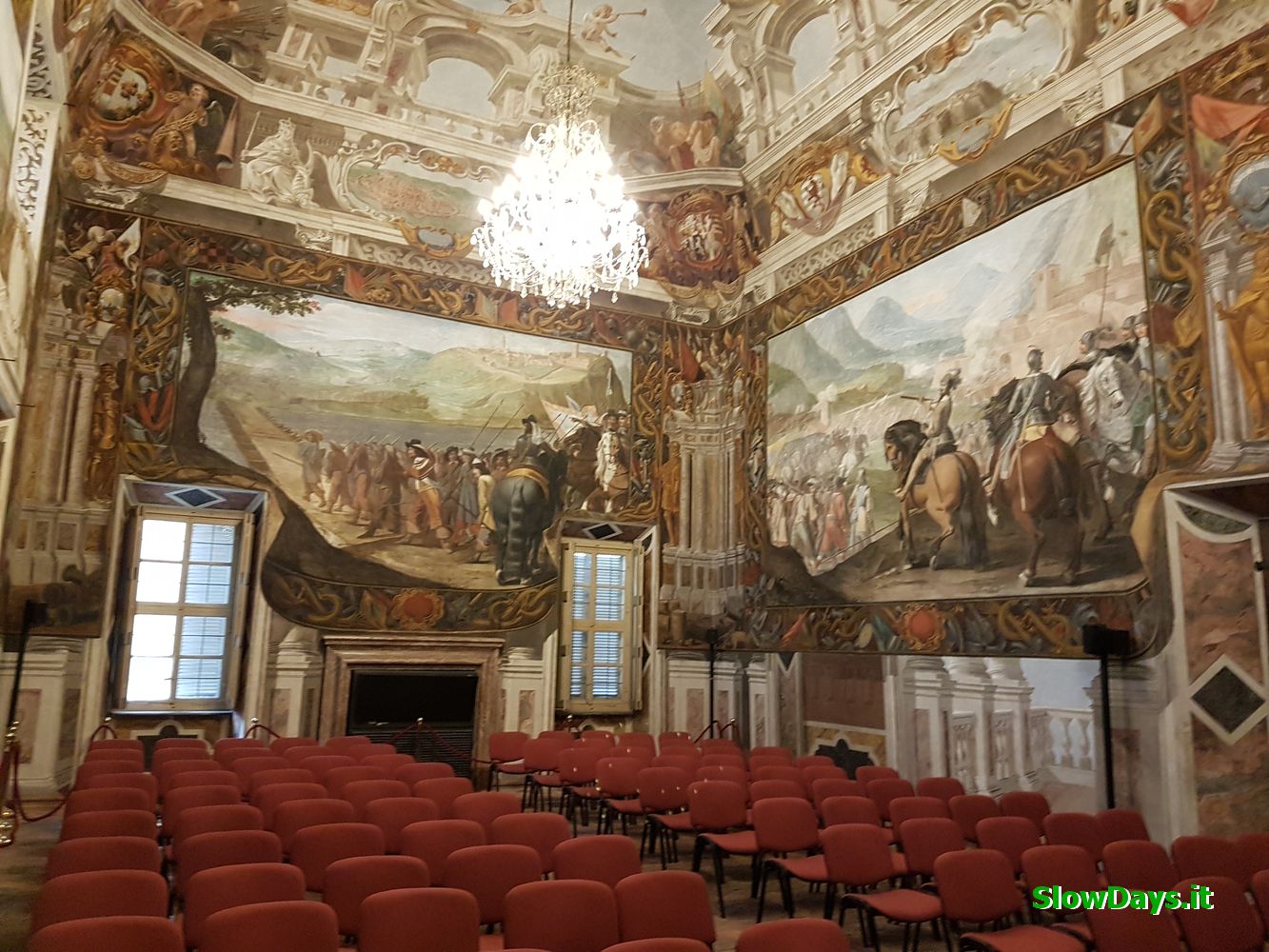 Sala principale di Palazzo Taffini