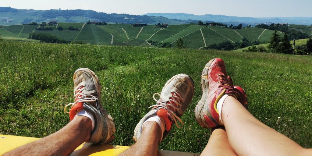 weekend nelle langhe: panchine giganti