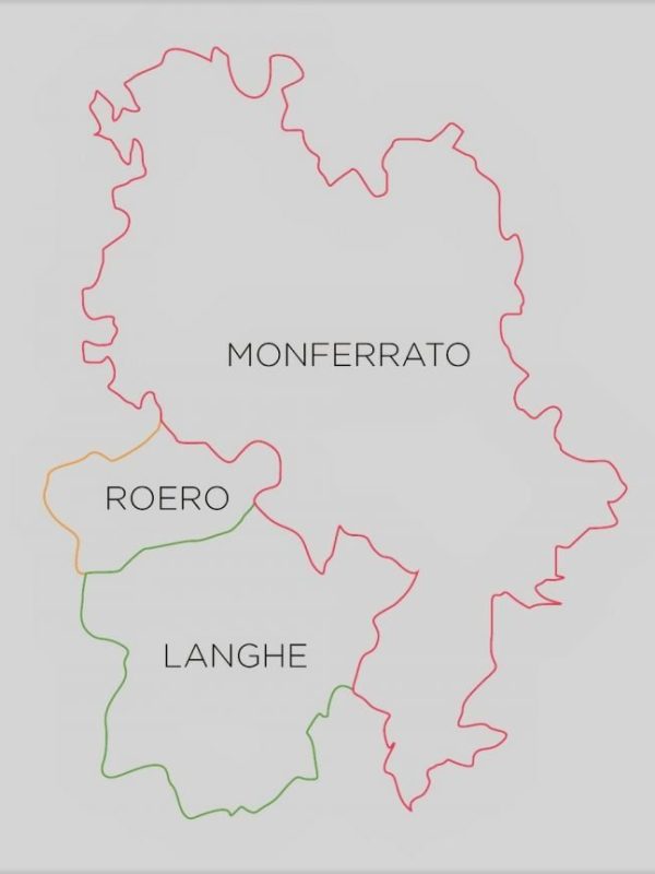 Langhe Roero Monferrato - le aree geografiche